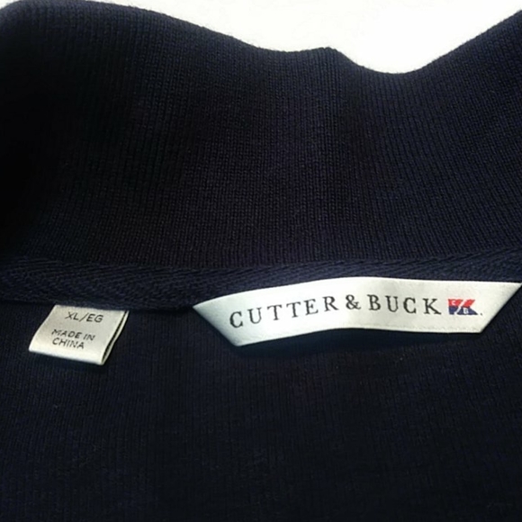 Cutter & Buck Men's Half Zip Pullover Blue XLarge - Picture 5 of 6